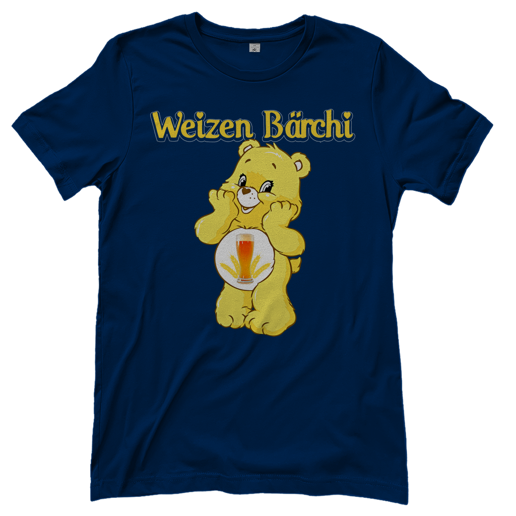 Weizen Bärchi - Glücksbärchi - Damenshirt Navy