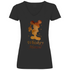 Whiskey Mouse - Prinzessin Aquarell - V-Neck Damenshirt Black