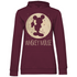 Mond Prinzessin - Whiskey Mouse - Damen Hoodie Wine