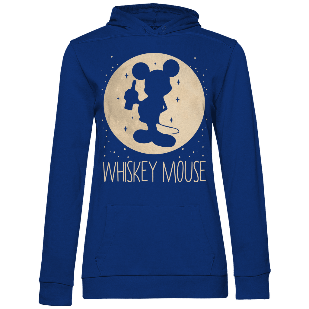 Mond Prinzessin - Whiskey Mouse - Damen Hoodie Royal