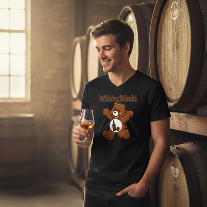 Whisky Bärchi - Glücksbärchi - Herren V-Neck Shirt
