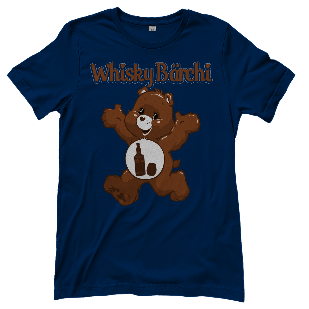 Whisky Bärchi - Glücksbärchi - Damenshirt Navy