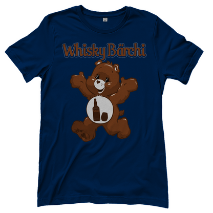 Whisky Bärchi - Glücksbärchi - Damenshirt Navy