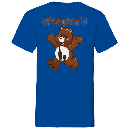 Whisky Bärchi - Glücksbärchi - Herren V-Neck Shirt Royal Blue