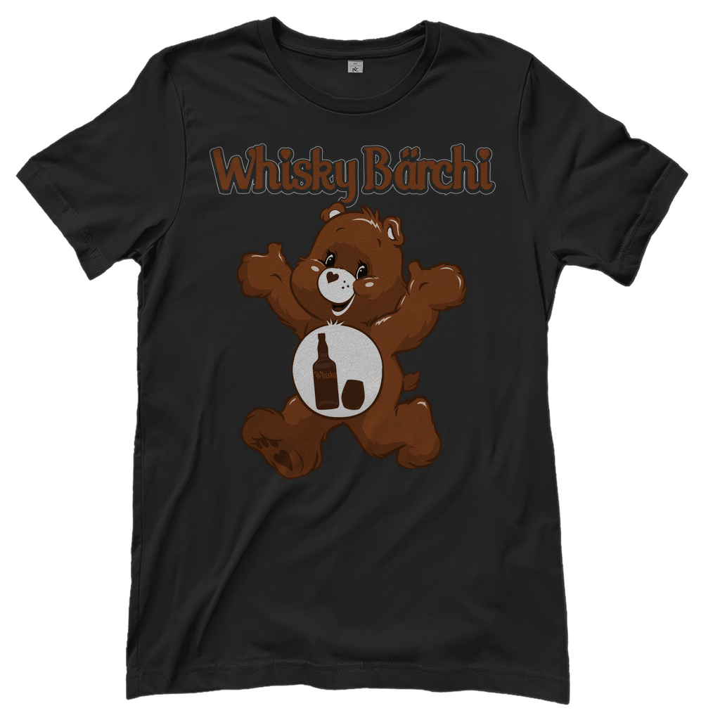 Whisky Bärchi - Glücksbärchi - Damenshirt Black