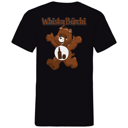 Whisky Bärchi - Glücksbärchi - Herren V-Neck Shirt Black
