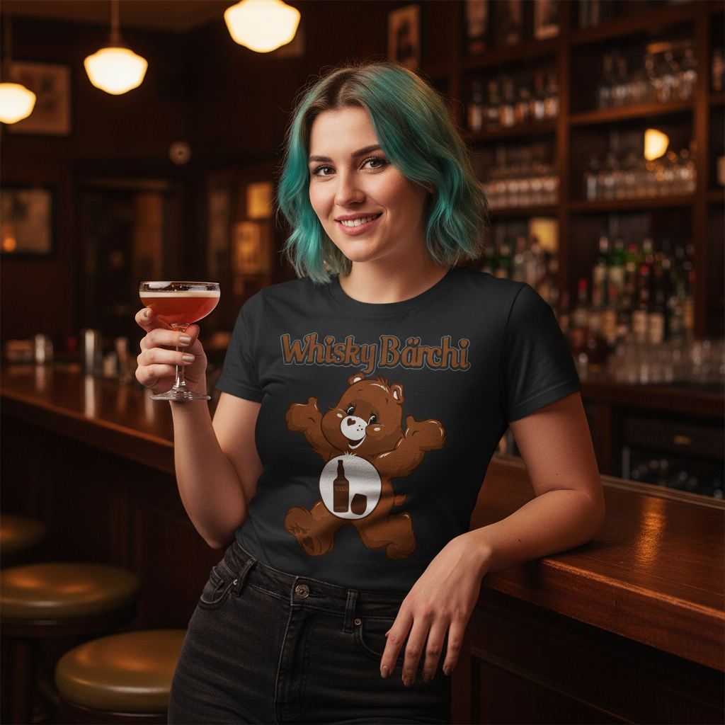Whisky Bärchi - Glücksbärchi - Damenshirt