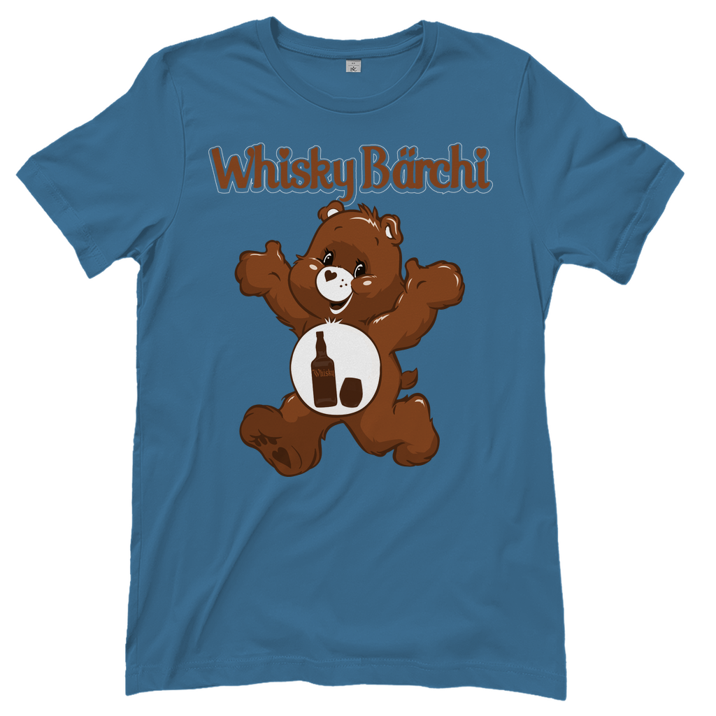 Whisky Bärchi - Glücksbärchi - Damenshirt Stone Blue