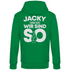 Jacky und ich wir sind so Jack Daniels - Unisex Hoodie Kelly Green