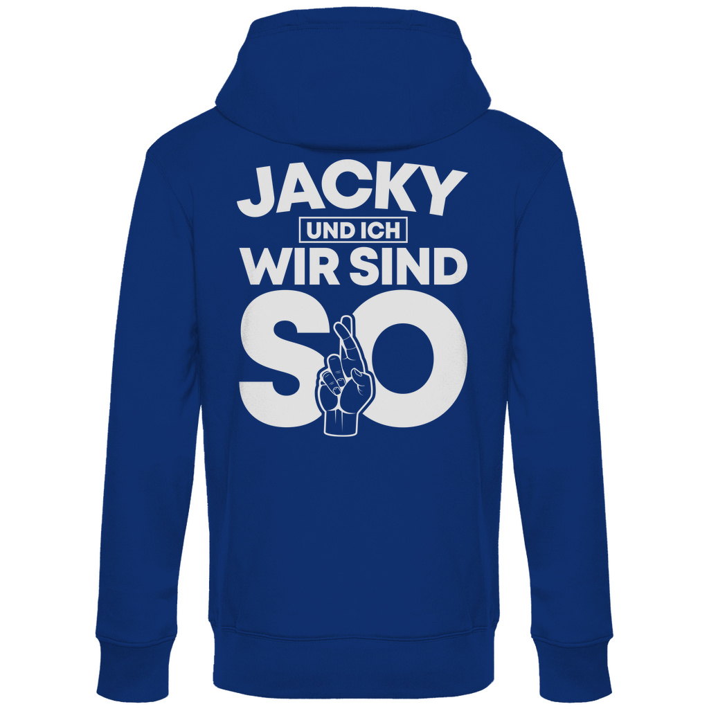 Jacky und ich wir sind so Jack Daniels - Unisex Hoodie Royal