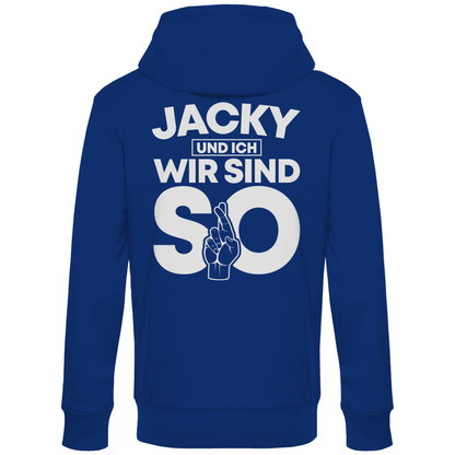 Jacky und ich wir sind so Jack Daniels - Unisex Hoodie Royal