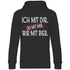 Ich mit dir. Du mit mir. Wir mit Bier. - Unisex Hoodie Black