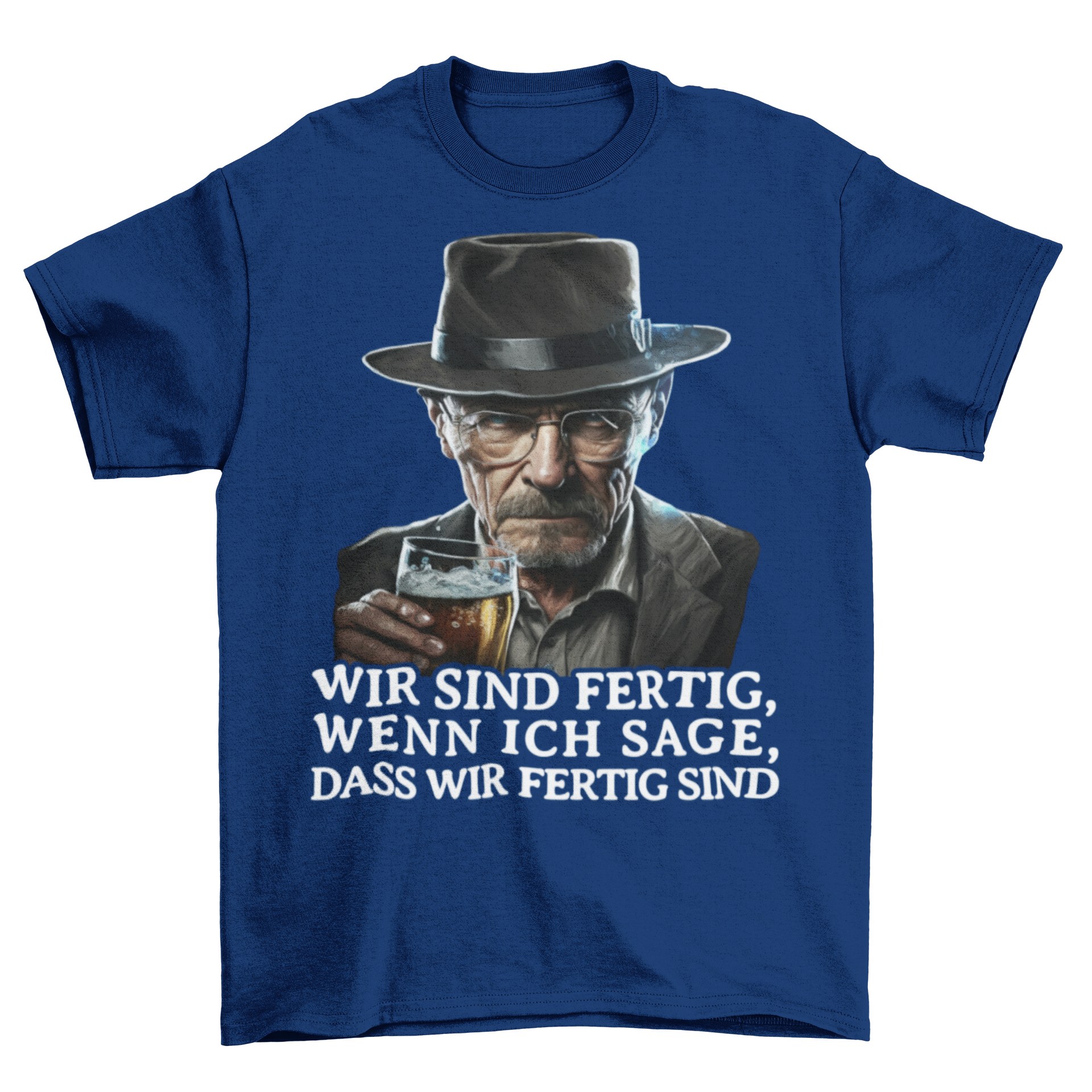 Heisenberg wir sind fertig - Herren Shirt Navy