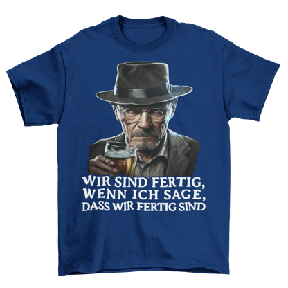 Heisenberg wir sind fertig - Herren Shirt Navy