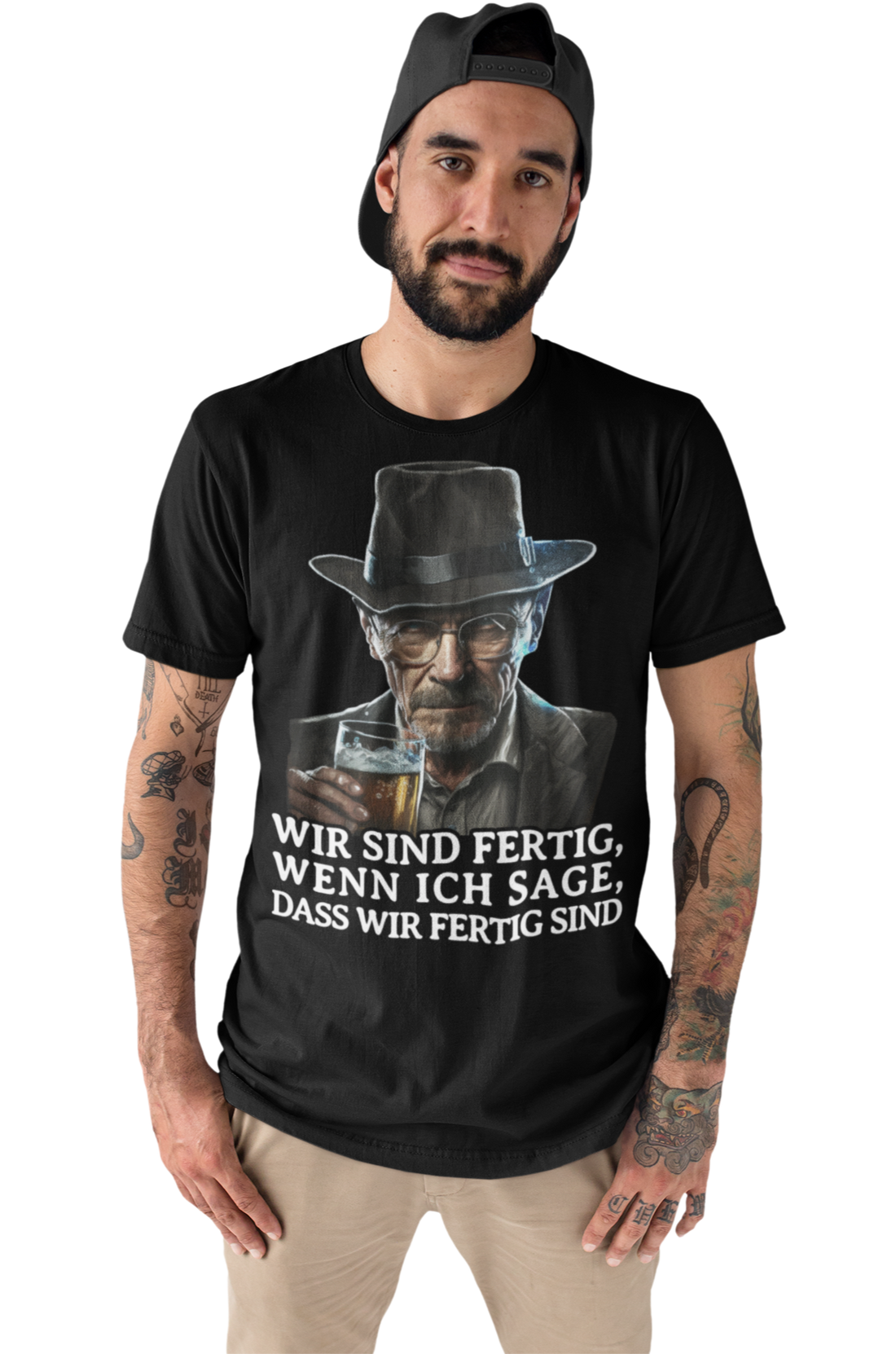 Walter White wir sind fertig wenn ich sage das wir fertig sind Bier - Herren Premium Bio T-Shirt
