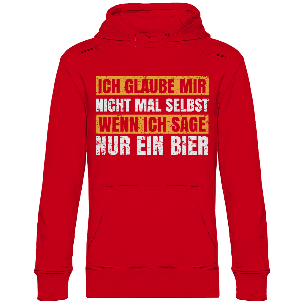 Ich glaube mir nicht mal selbst - Unisex Hoodie Red