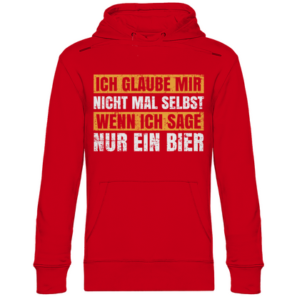 Ich glaube mir nicht mal selbst - Unisex Hoodie Red