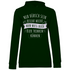 Nur hübsch sein reicht nicht Bier trinken - Damen Hoodie Forest Green