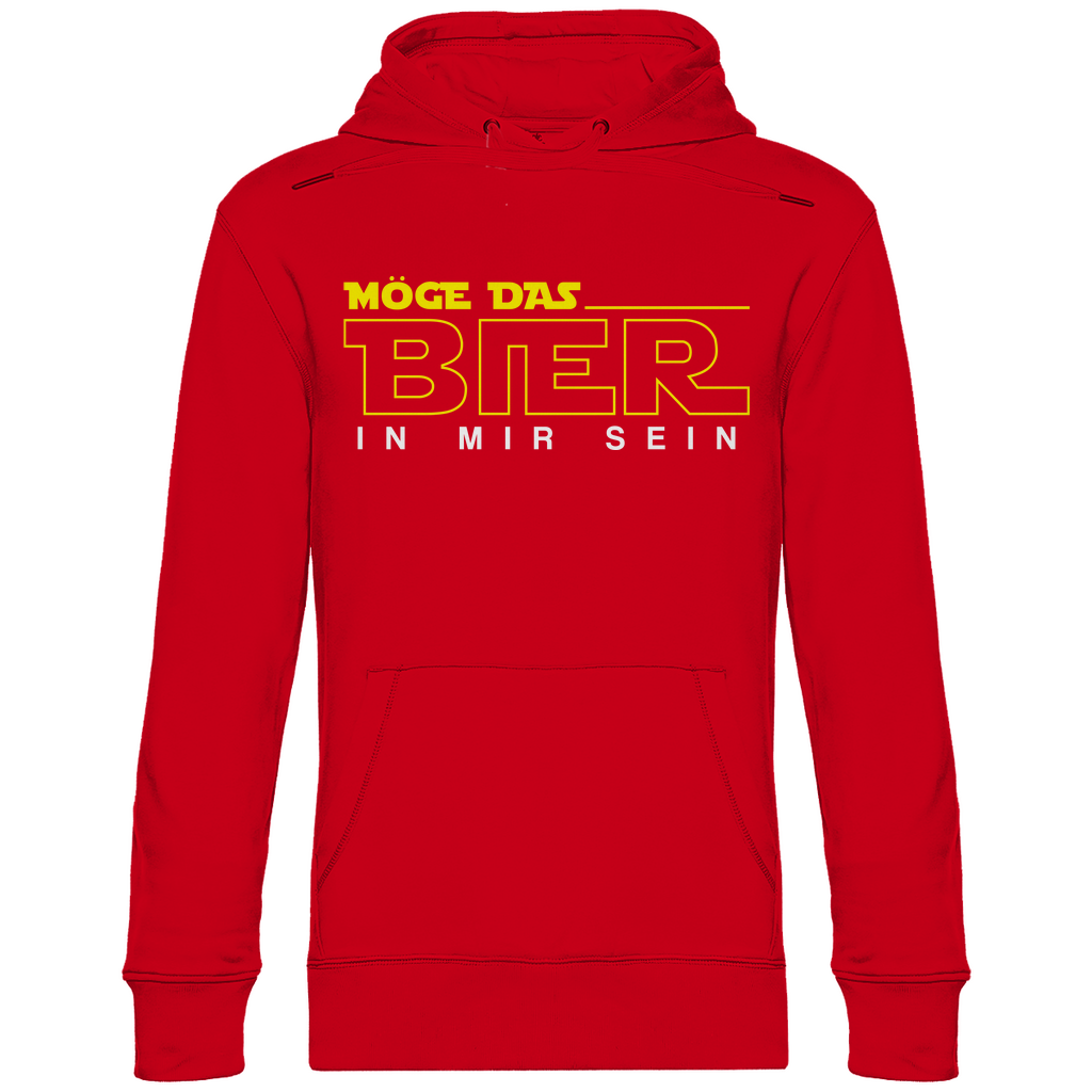 Möge das Bier in mir sein - Star Wars - Unisex Hoodie Red