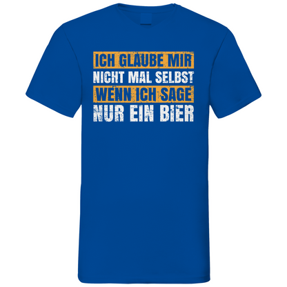Ich glaube mir nicht mal selbst - Herren V-Neck Shirt Royal Blue