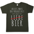 Alles was du brauchst ist Bier - Herren Shirt Urban Khaki