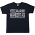 YEEEAH Wandertag! - Herren Shirt Navy