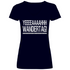 YEEEAH Wandertag! - V-Neck Damenshirt Deep Navy