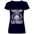 Zapft ihr Narren die Königin hat Durst - V-Neck Damenshirt Deep Navy