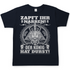 Zapft ihr Narren der König hat Durst - Herren Shirt Navy