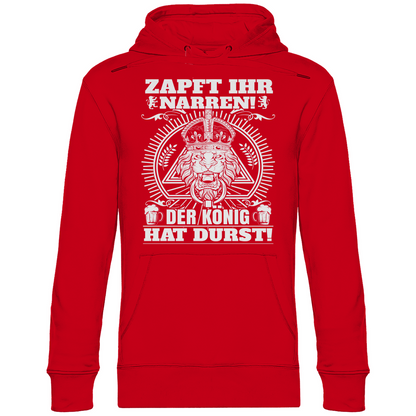 Zapft ihr Narren der König hat Durst - Unisex Hoodie Red