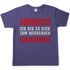 Vorsicht ich bin zu dick zum wegrennen ich Kämpfe! - Herren Shirt Millennial Lilac