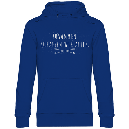 Zusammen schaffen wir alles - Unisex Hoodie Royal