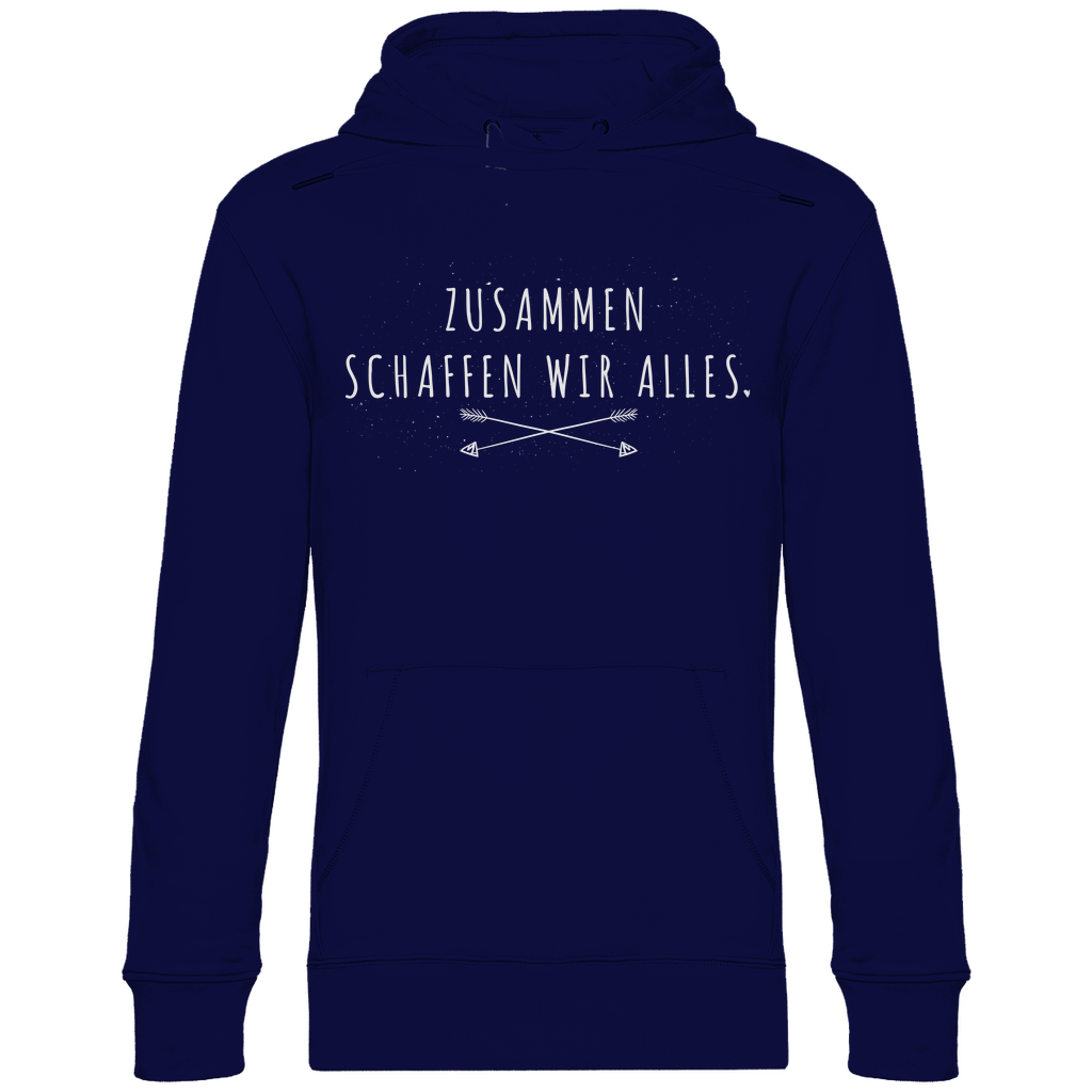 Zusammen schaffen wir alles - Unisex Hoodie Navy Blue