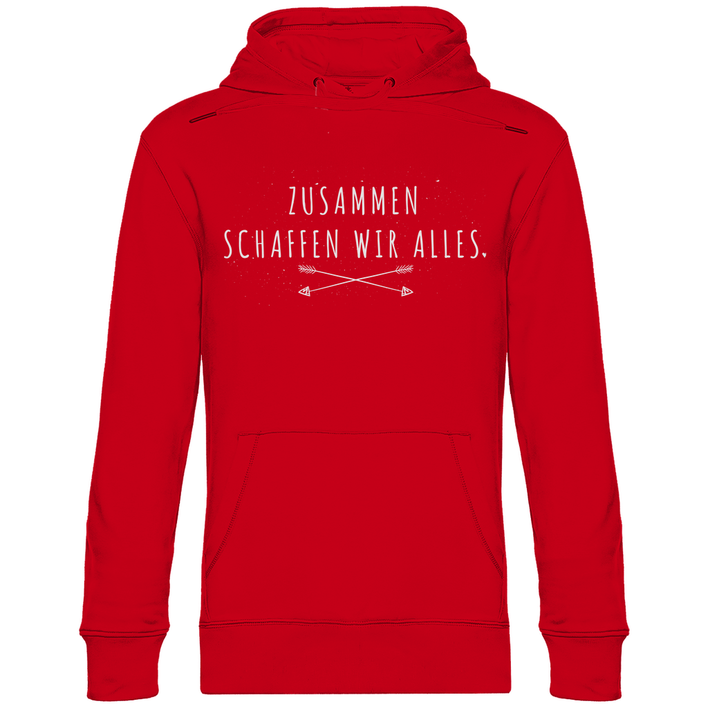Zusammen schaffen wir alles - Unisex Hoodie Red
