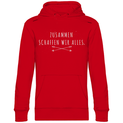 Zusammen schaffen wir alles - Unisex Hoodie Red