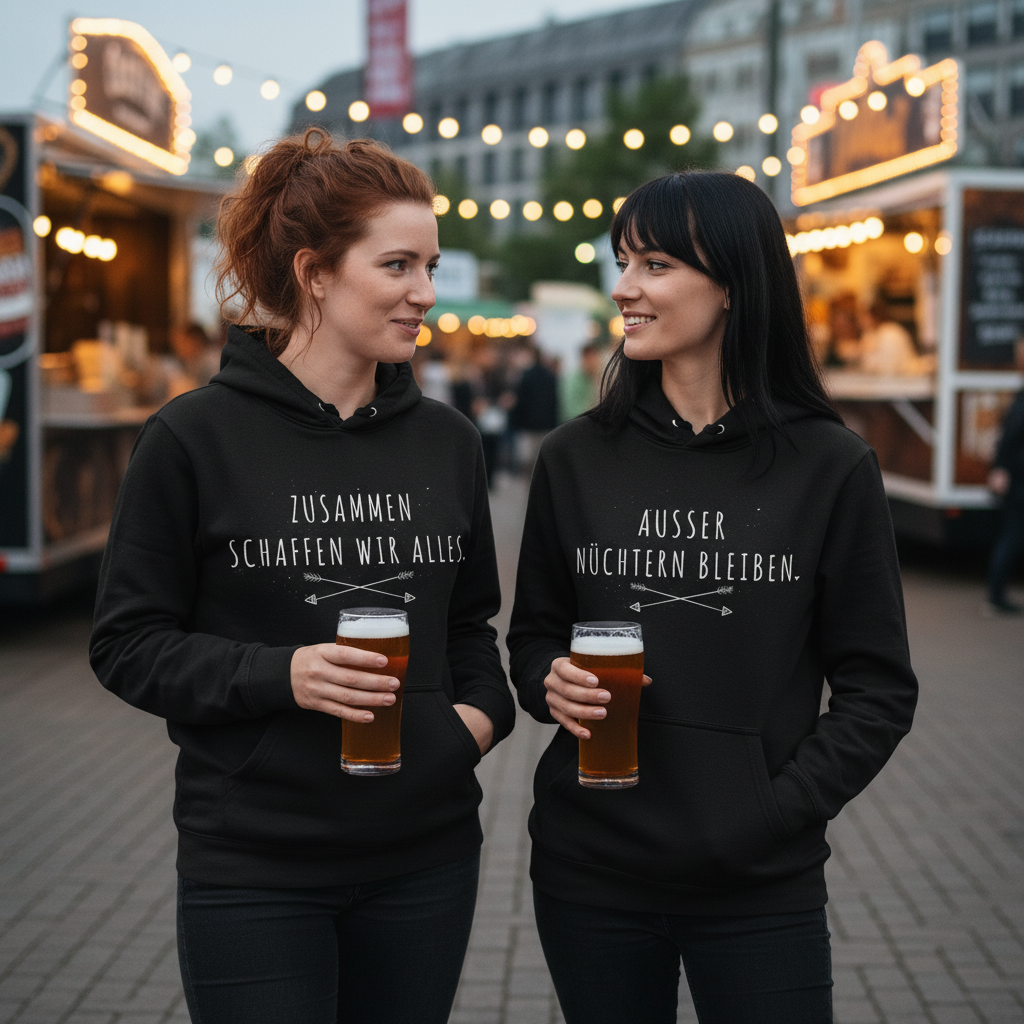 Zusammen schaffen wir alles - Damen Hoodie