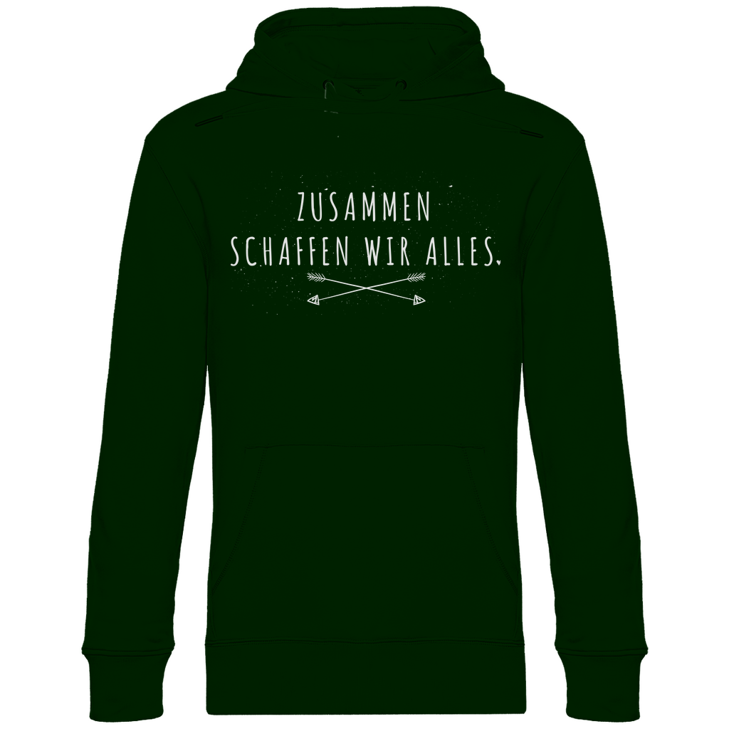 Zusammen schaffen wir alles - Unisex Hoodie Forest Green
