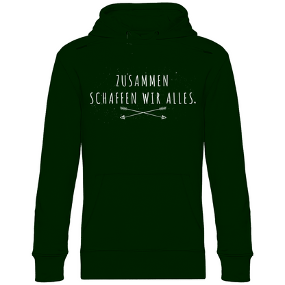 Zusammen schaffen wir alles - Unisex Hoodie Forest Green