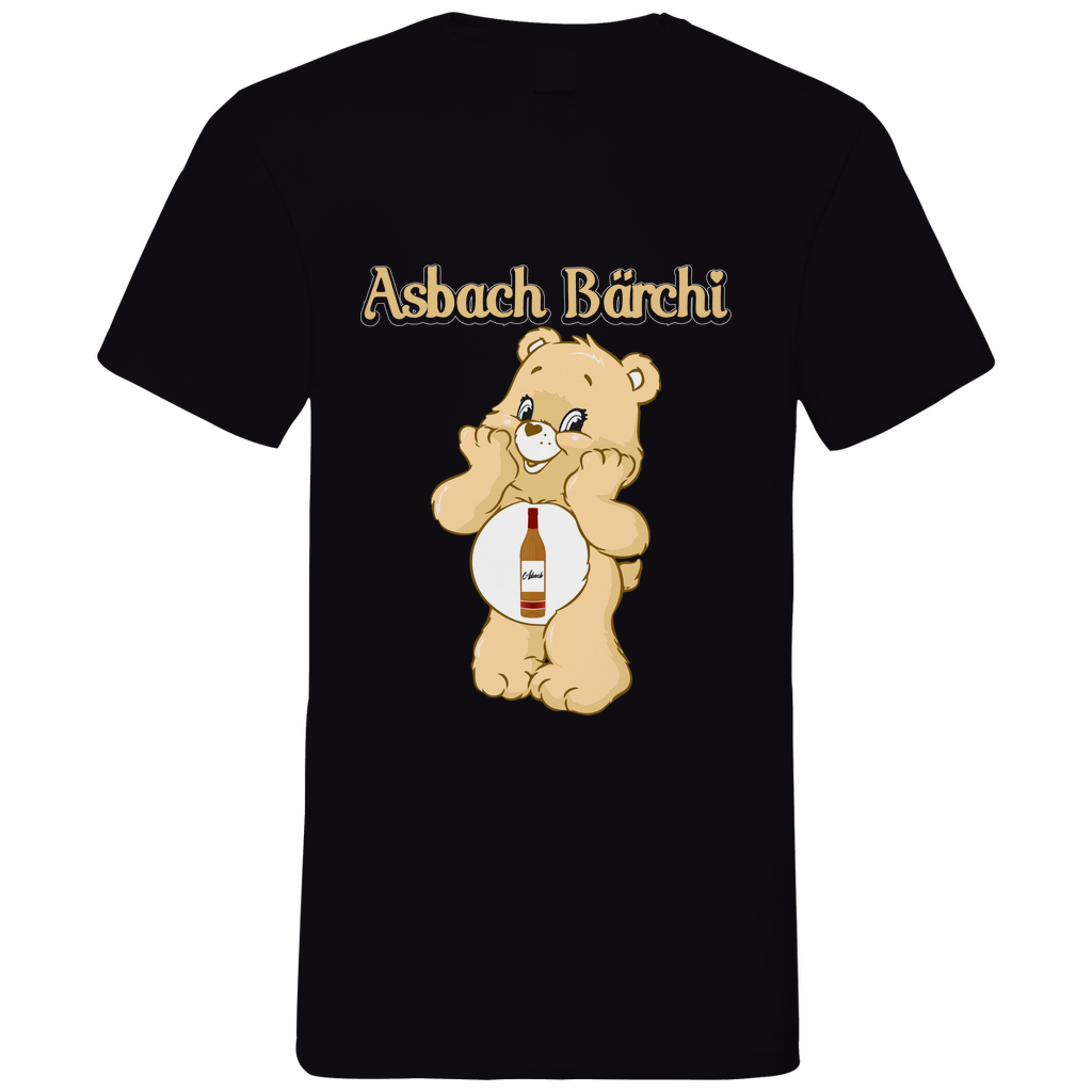 Asbach Bärchi - Glücksbärchi - Herren V-Neck Shirt