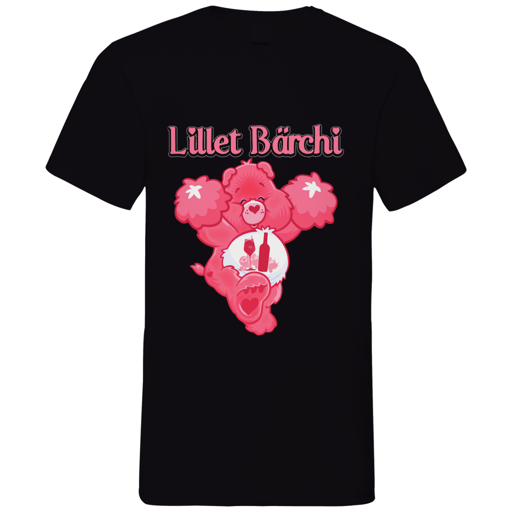 Lillet Bärchi - Glücksbärchi - Herren V-Neck Shirt