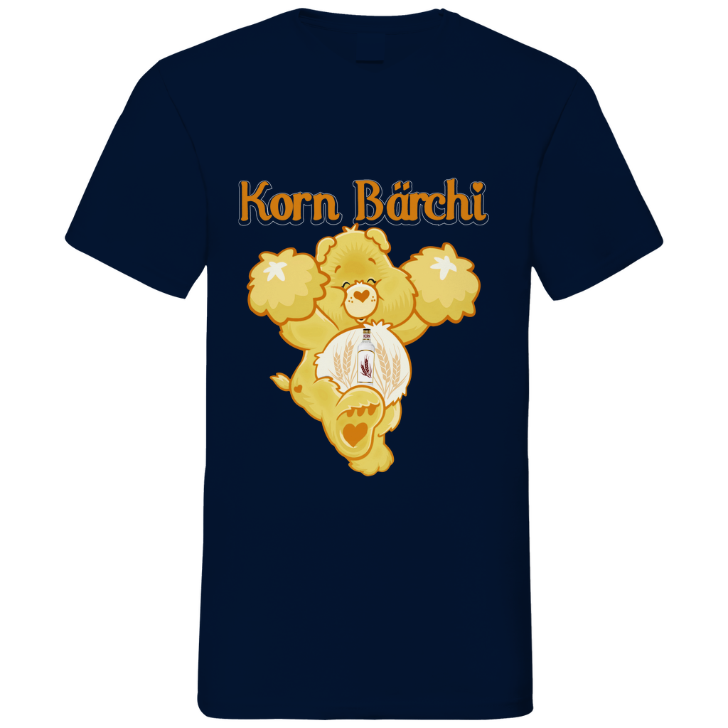 Korn Bärchi - Glücksbärchi - Herren V-Neck Shirt