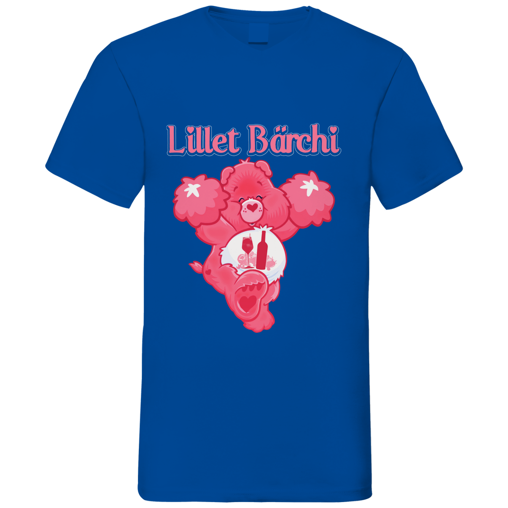 Lillet Bärchi - Glücksbärchi - Herren V-Neck Shirt