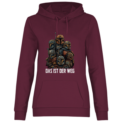 Das ist der Weg - Mandalorianer Gruppe - Damen Hoodie Wine