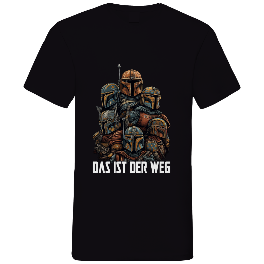 Das ist der Weg - Mandalorianer Gruppe - Herren V-Neck Shirt Black