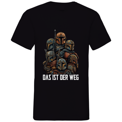 Das ist der Weg - Mandalorianer Gruppe - Herren V-Neck Shirt Black