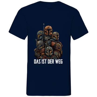 Das ist der Weg - Mandalorianer Gruppe - Herren V-Neck Shirt Navy