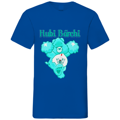 Hubi Bärchi - Glücksbärchi - Herren V-Neck Shirt Royal Blue