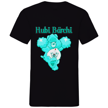 Hubi Bärchi - Glücksbärchi - Herren V-Neck Shirt Black
