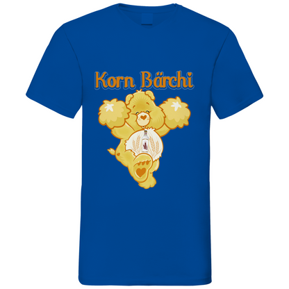 Korn Bärchi - Glücksbärchi - Herren V-Neck Shirt Royal Blue