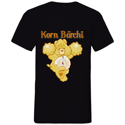 Korn Bärchi - Glücksbärchi - Herren V-Neck Shirt Black